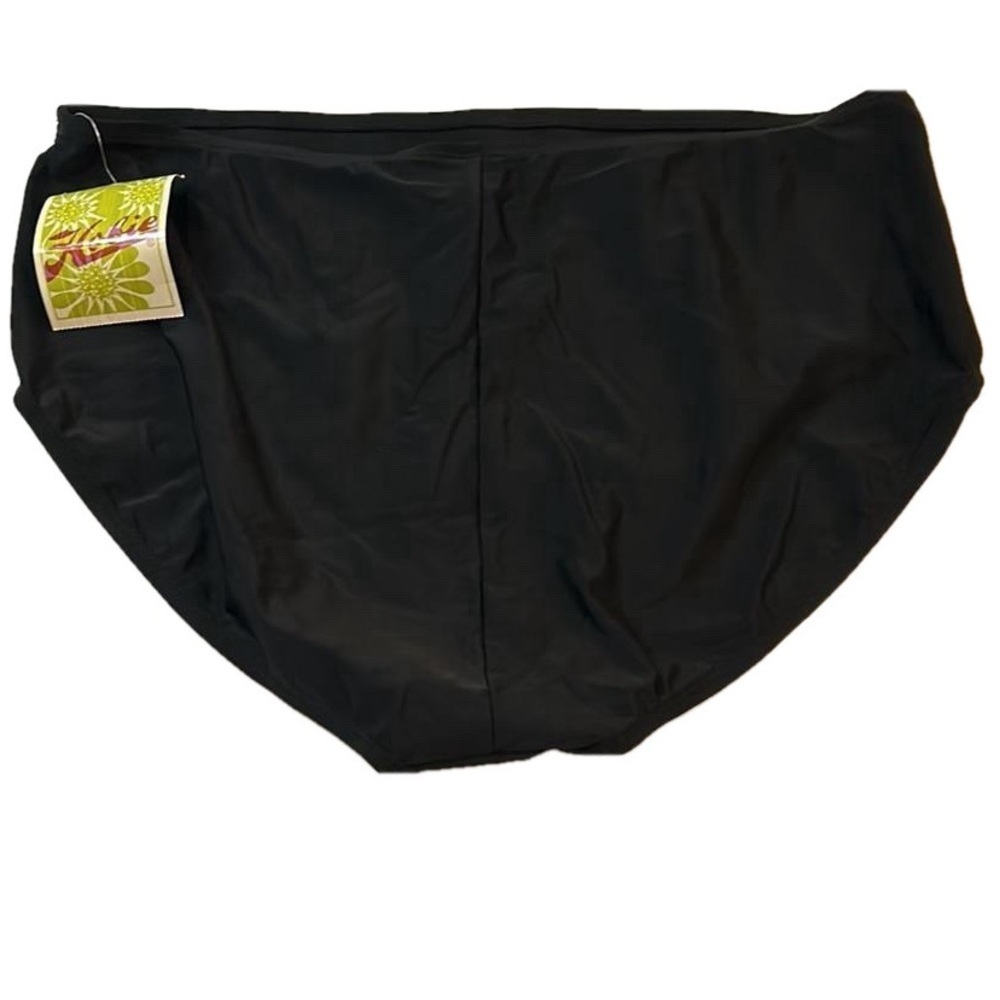 NWT Hobie Plus Size Bikini Brief Swim Bottom Black HS1CM93W Size 3X - Picture 2 of 7